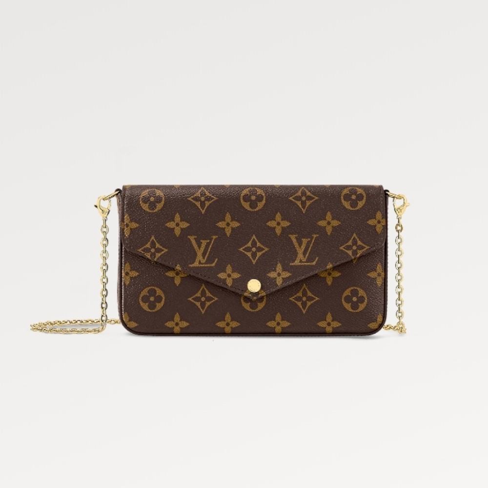 Louis Vuitton Felicie Monogram Pochette Chain Bag